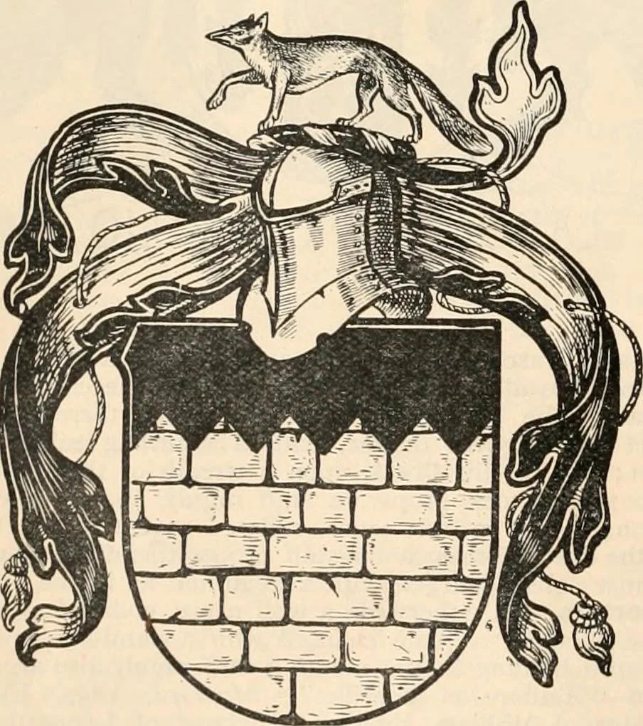 An illustration from Armorial families : a directory of gentlemen of coat-armour, 1905, leaf 1249