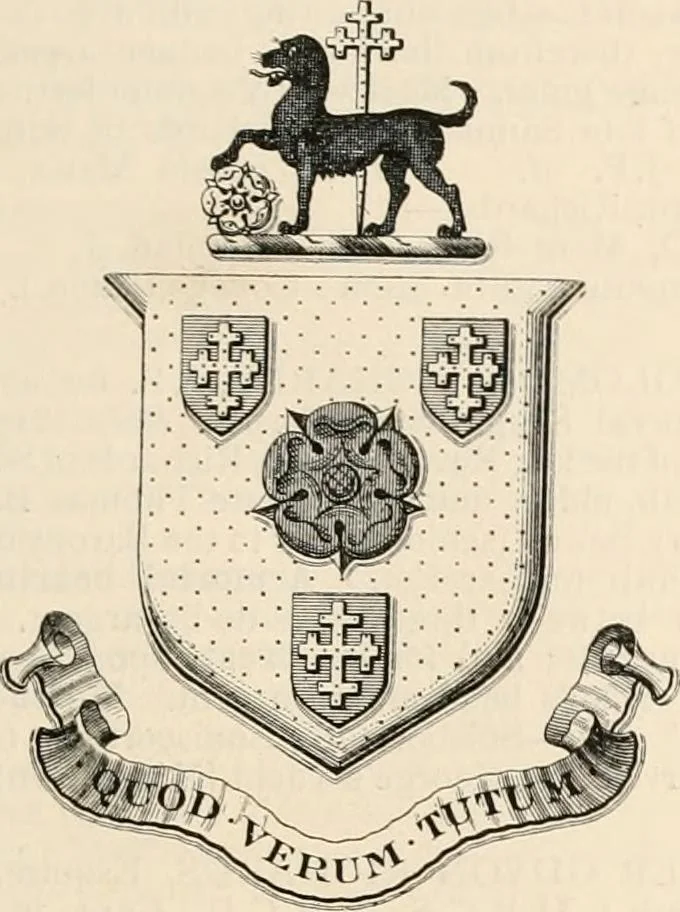 An illustration from Armorial families : a directory of gentlemen of coat-armour, 1905, leaf 1250