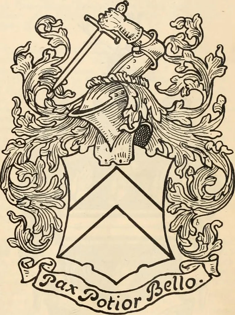 An illustration from Armorial families : a directory of gentlemen of coat-armour, 1905, leaf 126