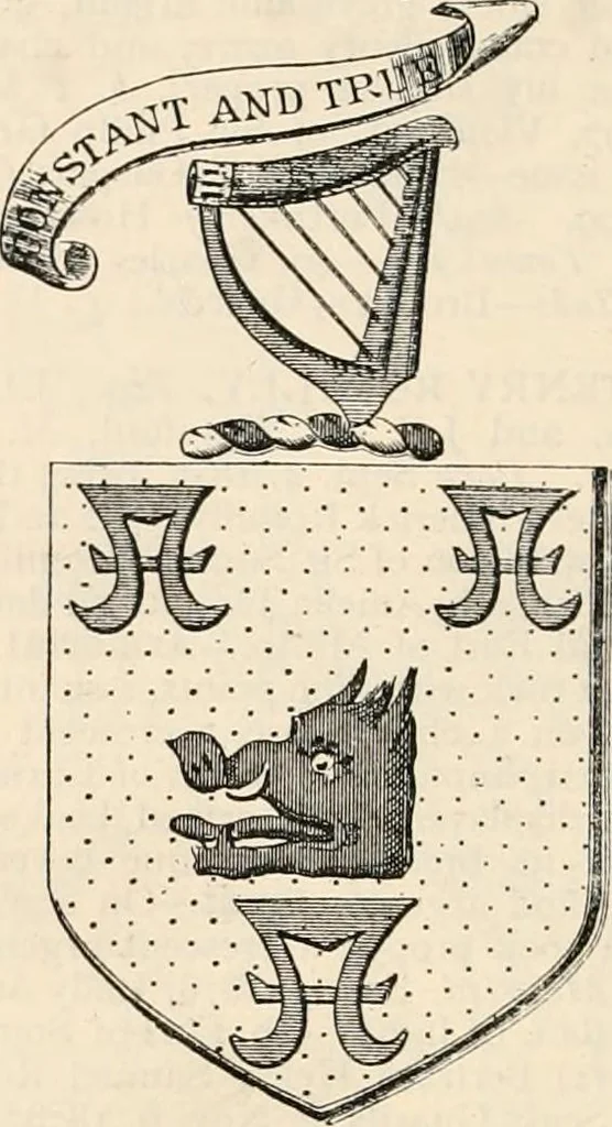 An illustration from Armorial families : a directory of gentlemen of coat-armour, 1905, leaf 1275