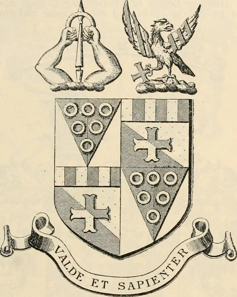 An illustration from Armorial families : a directory of gentlemen of coat-armour, 1905, leaf 1290