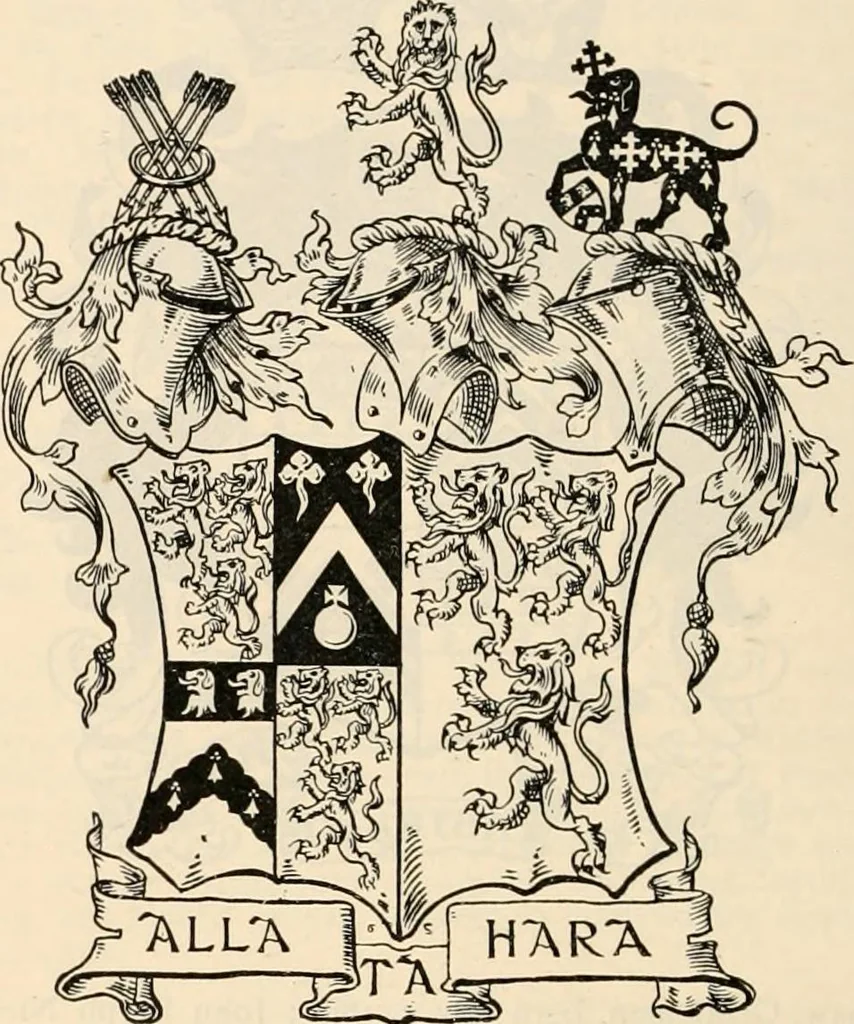 An illustration from Armorial families : a directory of gentlemen of coat-armour, 1905, leaf 1325
