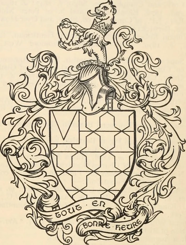 An illustration from Armorial families : a directory of gentlemen of coat-armour, 1905, leaf 134