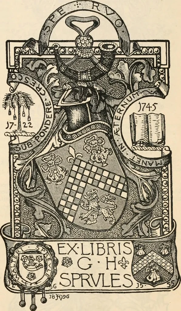 An illustration from Armorial families : a directory of gentlemen of coat-armour, 1905, leaf 1370