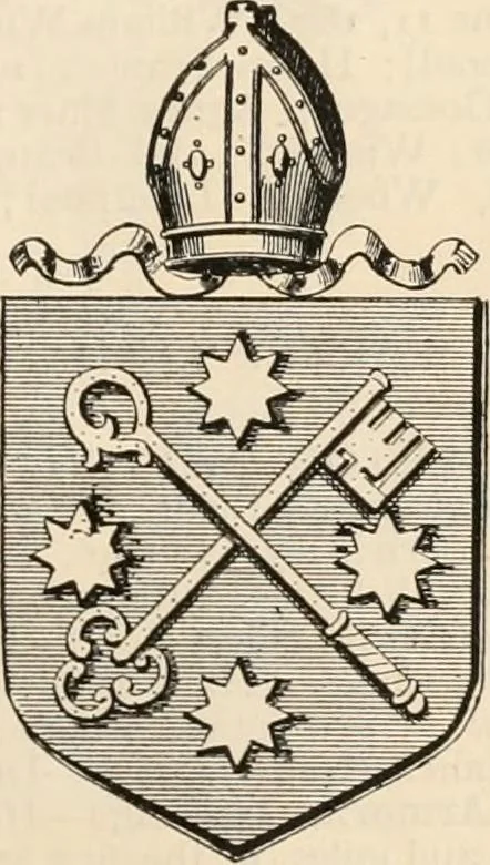 An illustration from Armorial families : a directory of gentlemen of coat-armour, 1905, leaf 1428