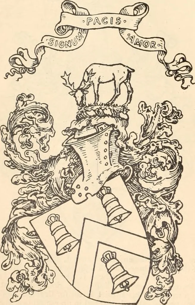 An illustration from Armorial families : a directory of gentlemen of coat-armour, 1905, leaf 143