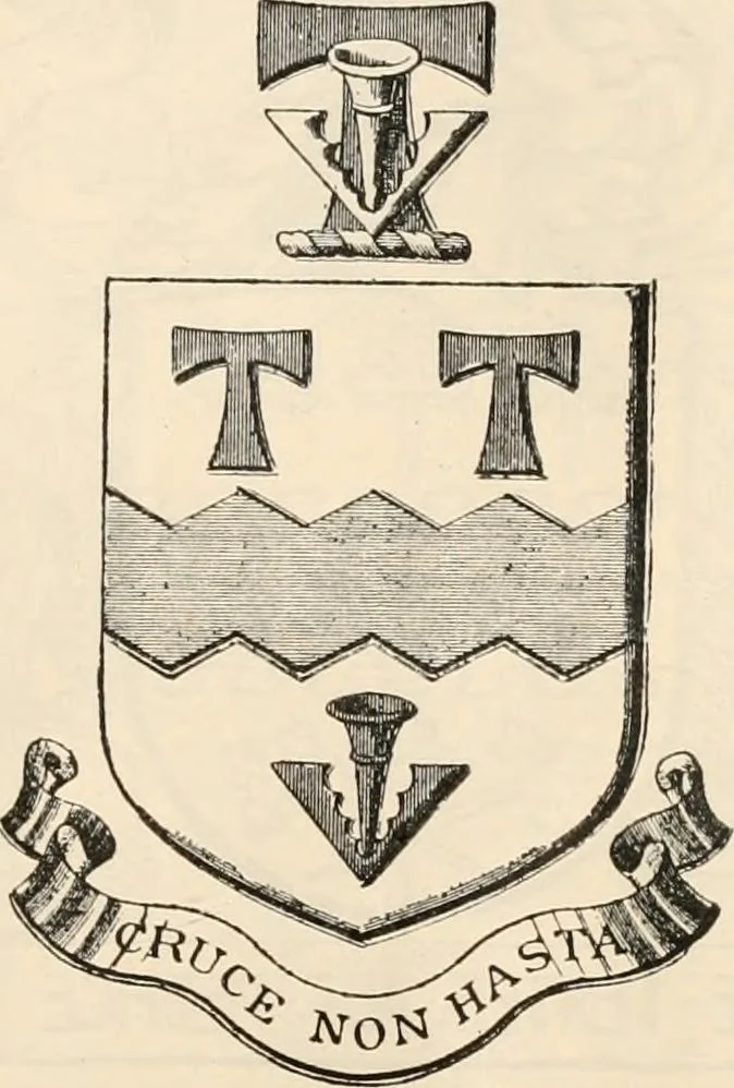 An illustration from Armorial families : a directory of gentlemen of coat-armour, 1905, leaf 1434