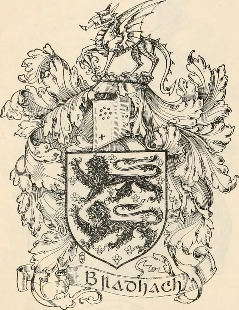 An illustration from Armorial families : a directory of gentlemen of coat-armour, 1905, leaf 1441