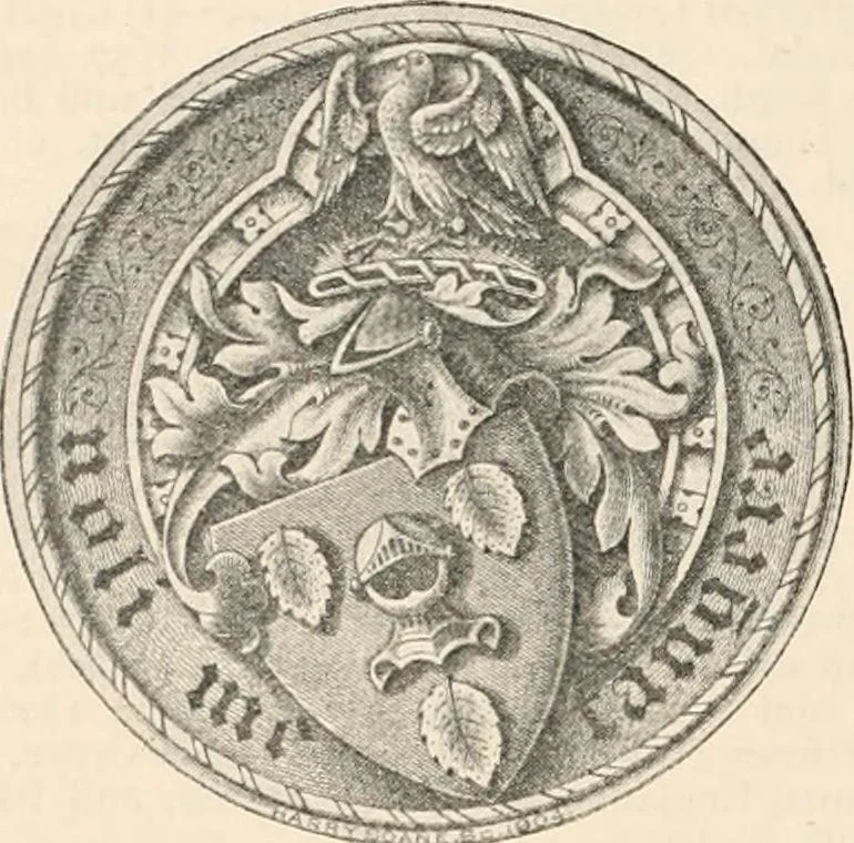 An illustration from Armorial families : a directory of gentlemen of coat-armour, 1905, leaf 1461