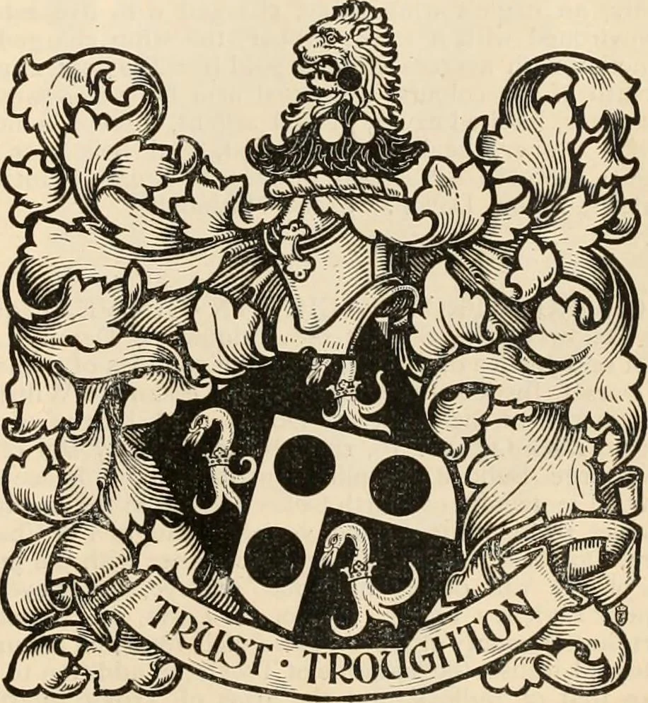 An illustration from Armorial families : a directory of gentlemen of coat-armour, 1905, leaf 1476
