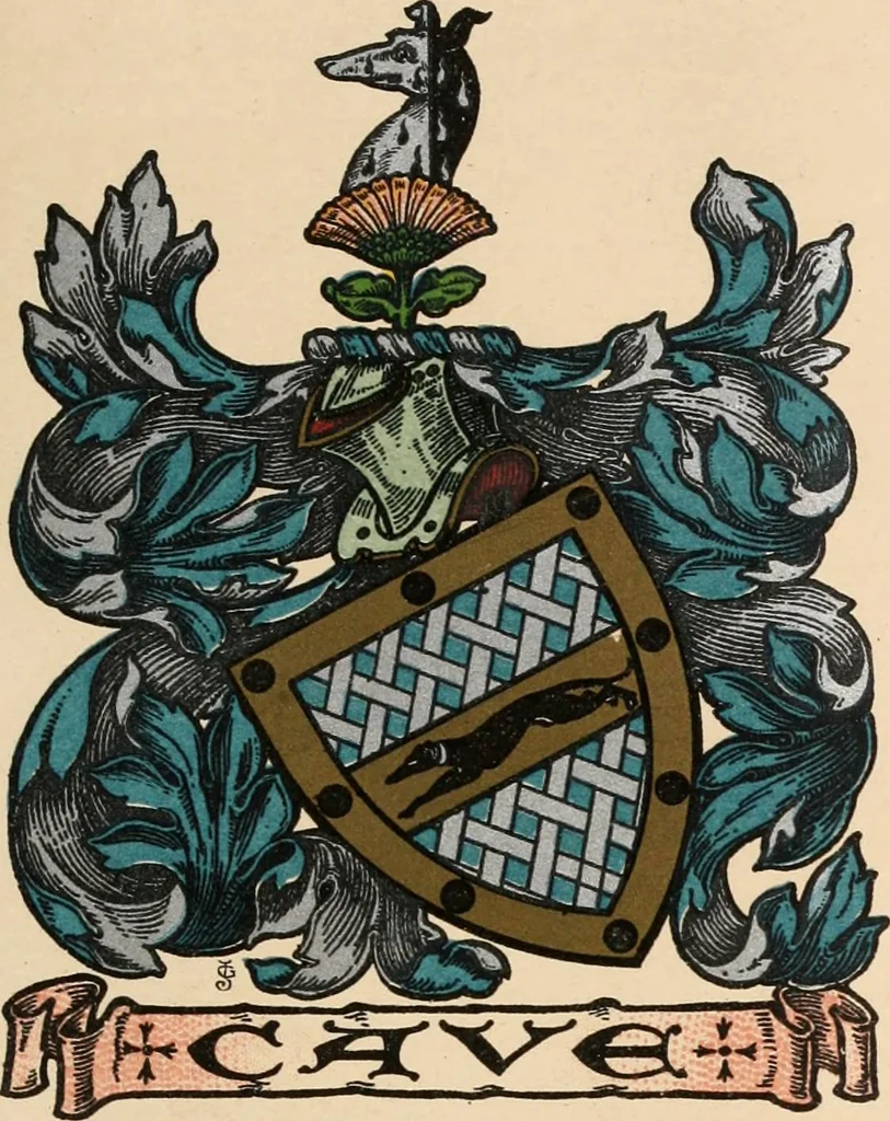 An illustration from Armorial families : a directory of gentlemen of coat-armour, 1905, leaf 1478