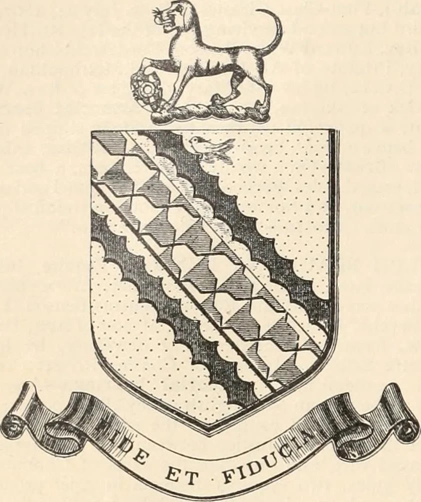 An illustration from Armorial families : a directory of gentlemen of coat-armour, 1905, leaf 149