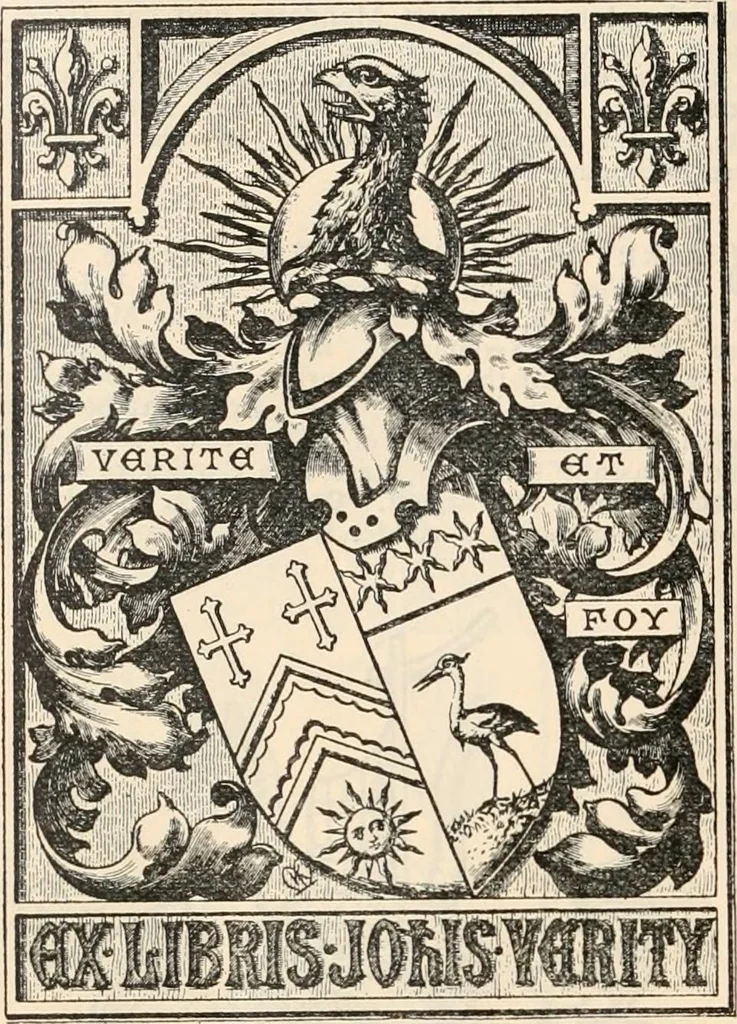 An illustration from Armorial families : a directory of gentlemen of coat-armour, 1905, leaf 1505
