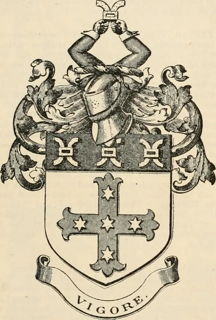 An illustration from Armorial families : a directory of gentlemen of coat-armour, 1905, leaf 1510