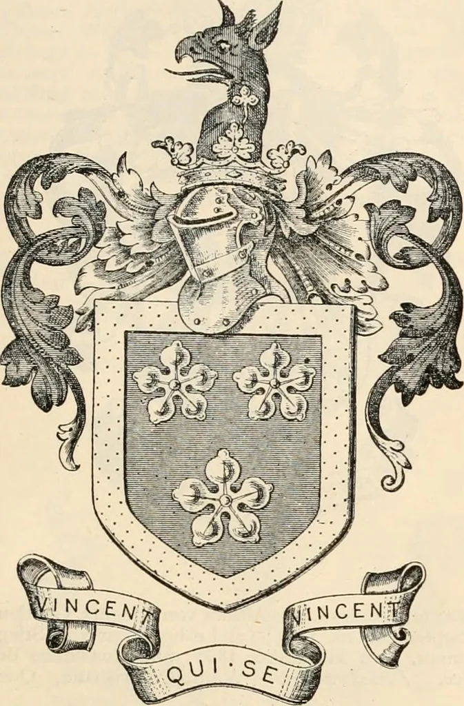An illustration from Armorial families : a directory of gentlemen of coat-armour, 1905, leaf 1514