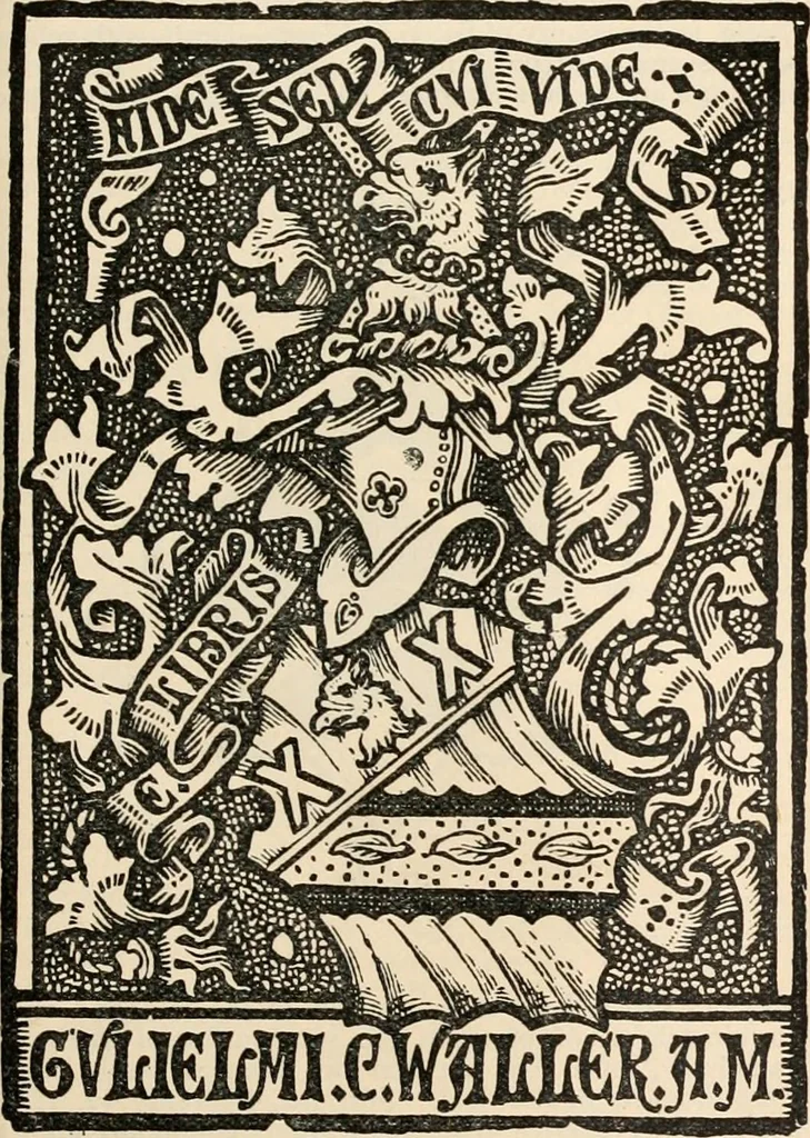 An illustration from Armorial families : a directory of gentlemen of coat-armour, 1905, leaf 1526