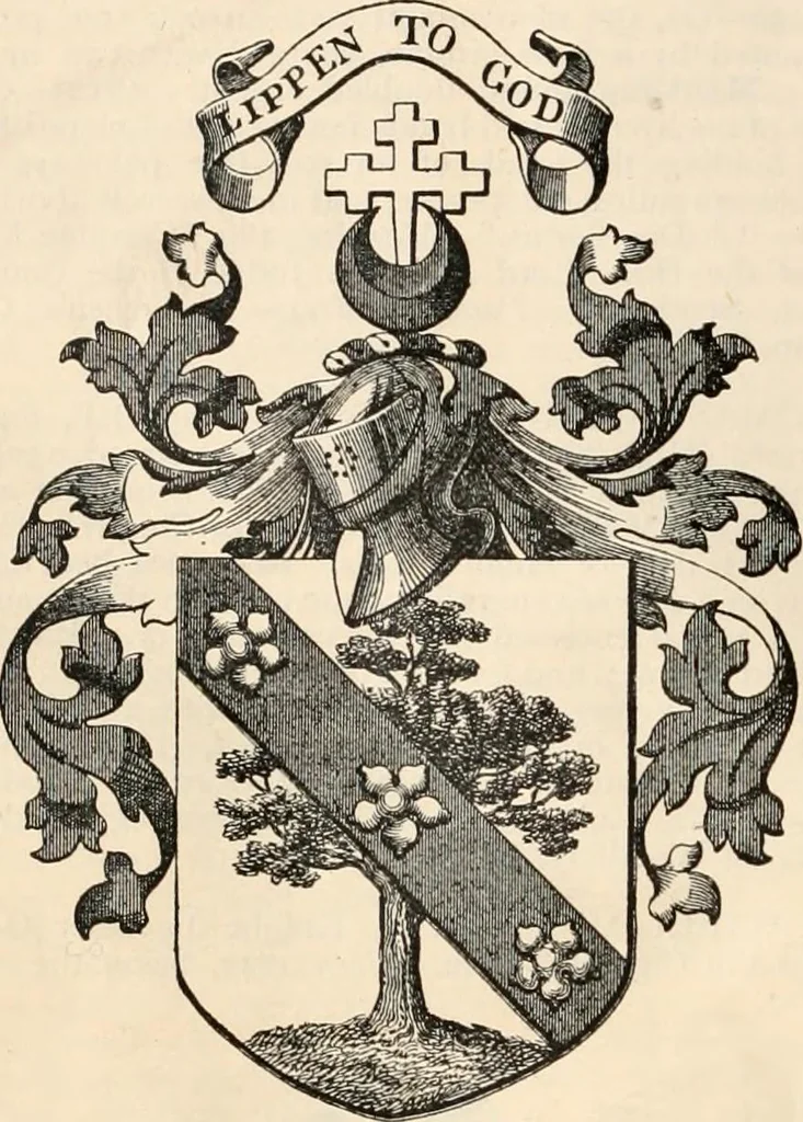An illustration from Armorial families : a directory of gentlemen of coat-armour, 1905, leaf 1541