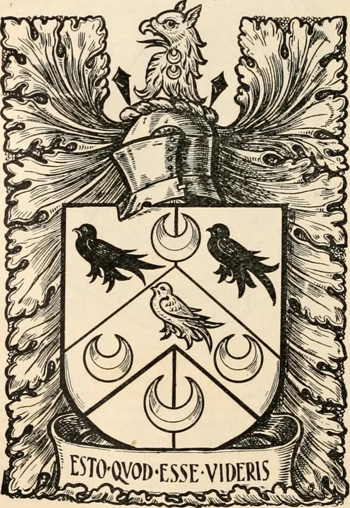 An illustration from Armorial families : a directory of gentlemen of coat-armour, 1905, leaf 1541