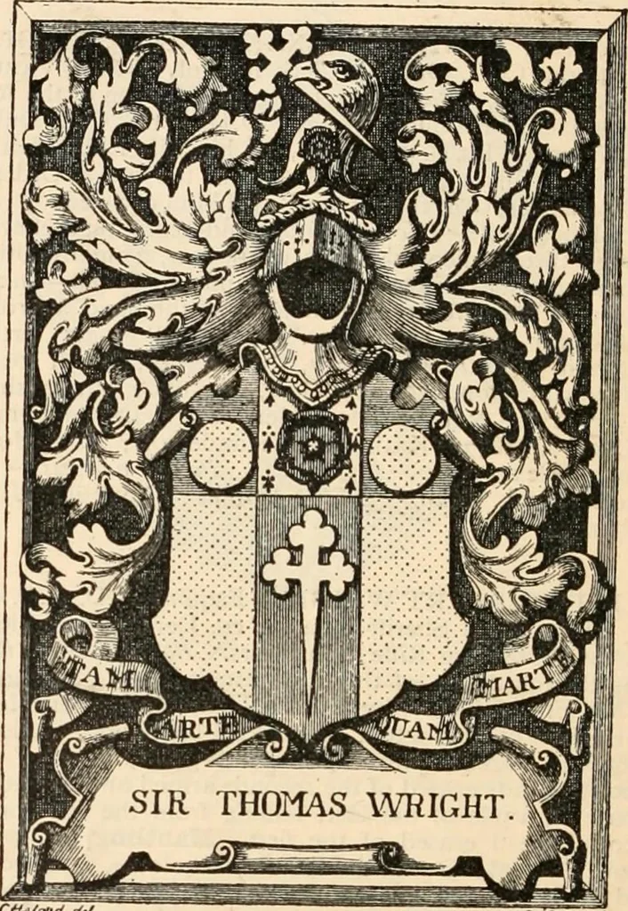 An illustration from Armorial families : a directory of gentlemen of coat-armour, 1905, leaf 1613