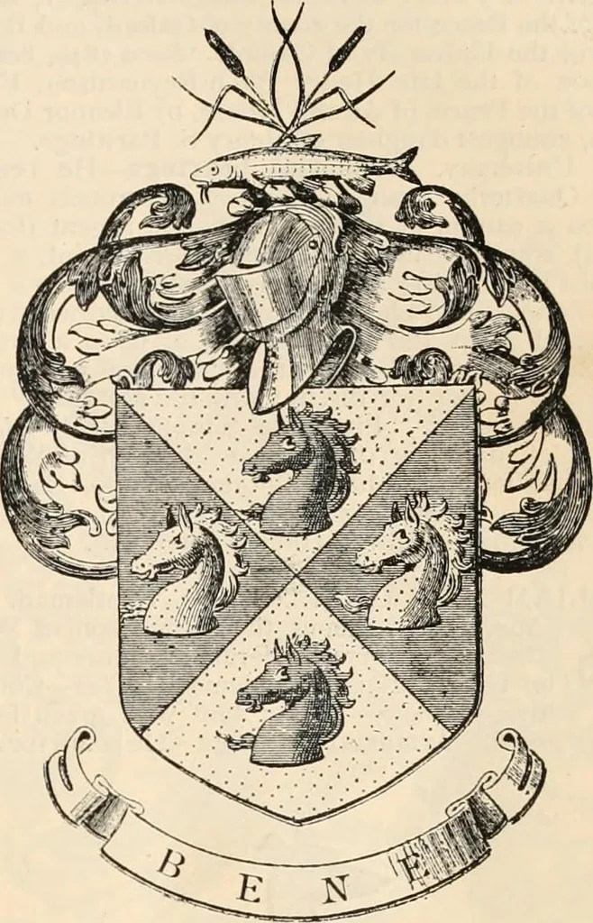 An illustration from Armorial families : a directory of gentlemen of coat-armour, 1905, leaf 162