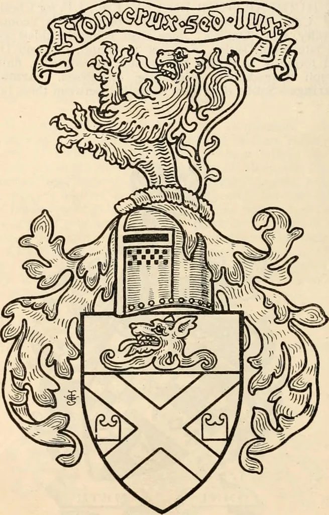 An illustration from Armorial families : a directory of gentlemen of coat-armour, 1905, leaf 165