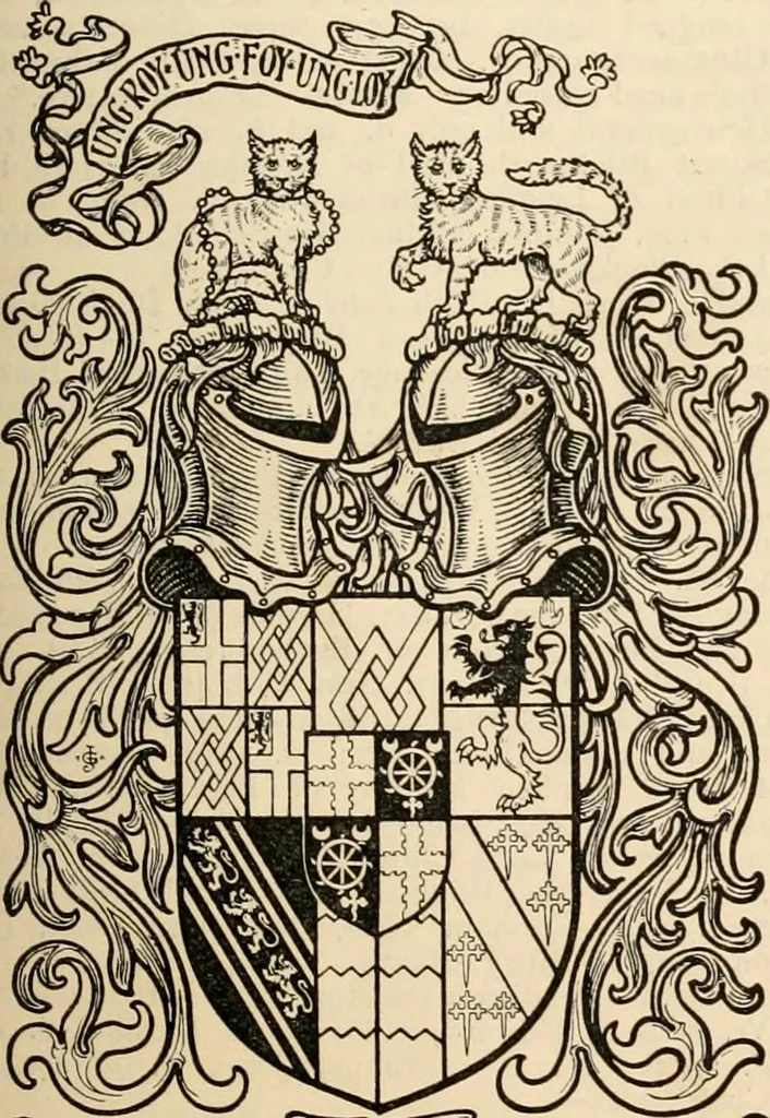 An illustration from Armorial families : a directory of gentlemen of coat-armour, 1905, leaf 170