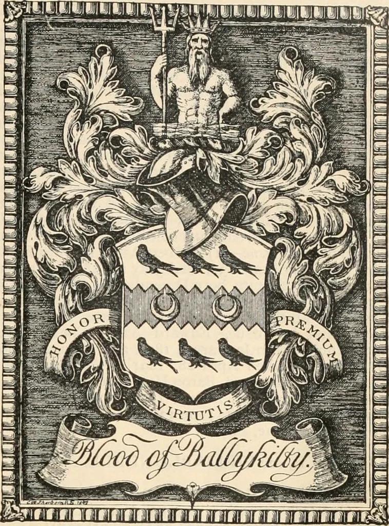 An illustration from Armorial families : a directory of gentlemen of coat-armour, 1905, leaf 172