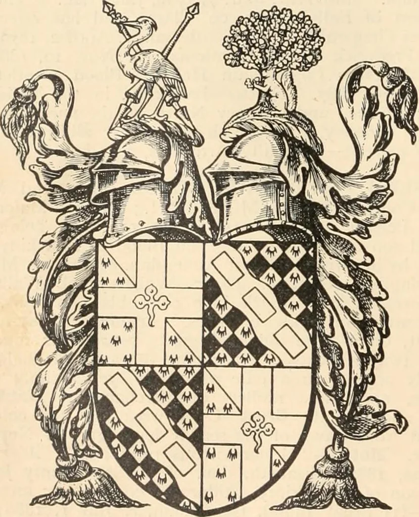 An illustration from Armorial families : a directory of gentlemen of coat-armour, 1905, leaf 173