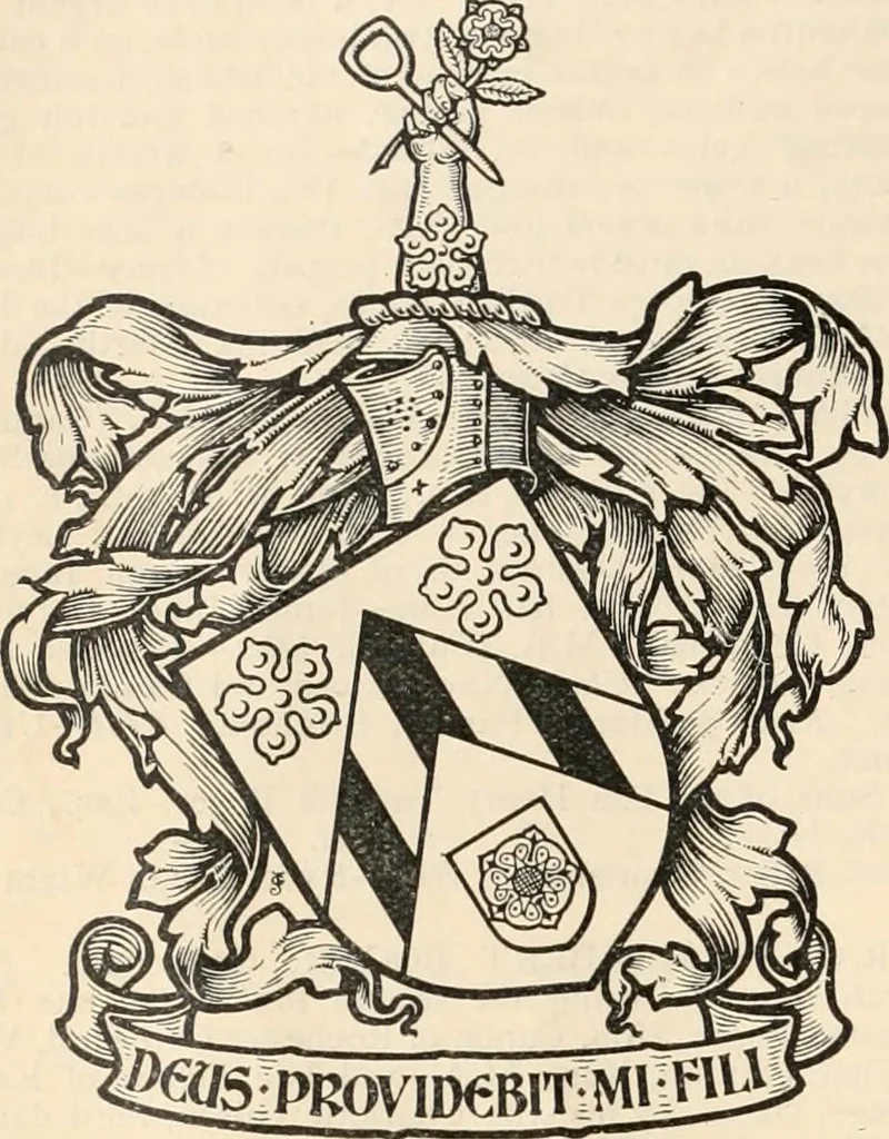 An illustration from Armorial families : a directory of gentlemen of coat-armour, 1905, leaf 175