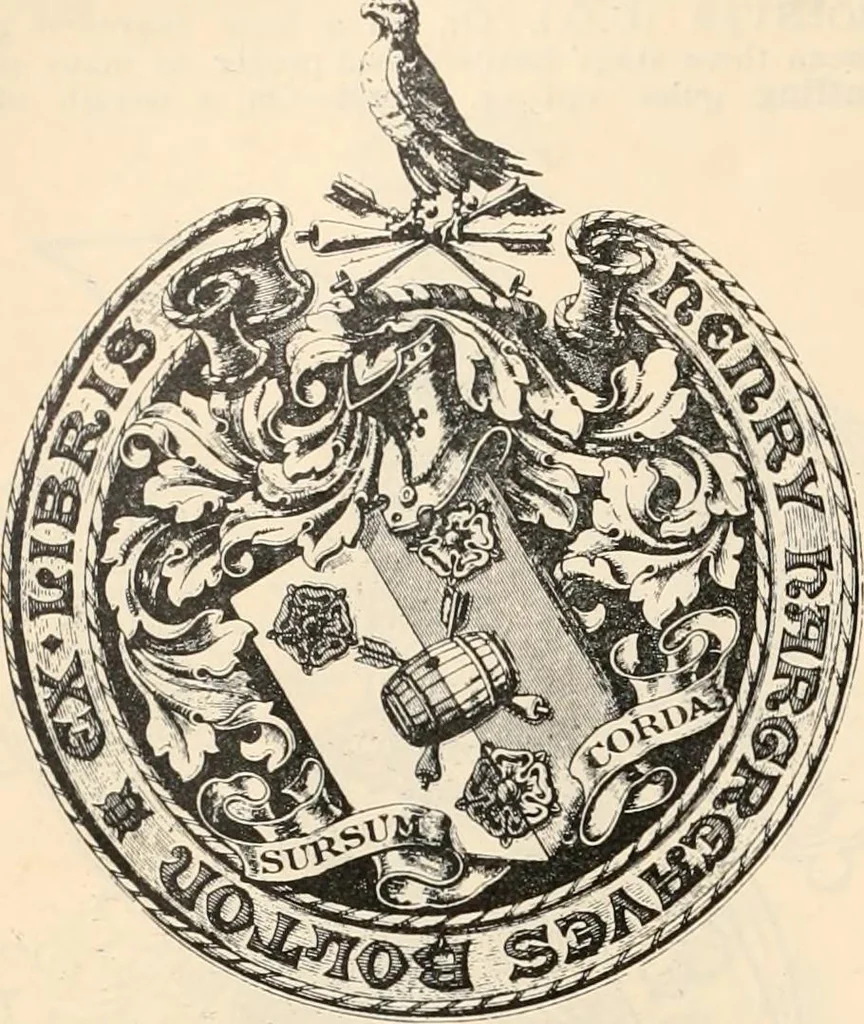 An illustration from Armorial families : a directory of gentlemen of coat-armour, 1905, leaf 177