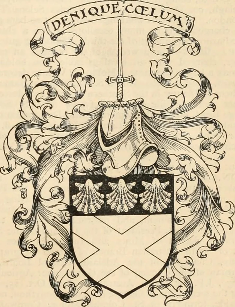 An illustration from Armorial families : a directory of gentlemen of coat-armour, 1905, leaf 178