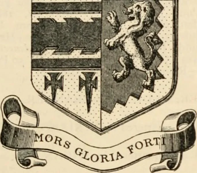 An illustration from Armorial families : a directory of gentlemen of coat-armour, 1905, leaf 194