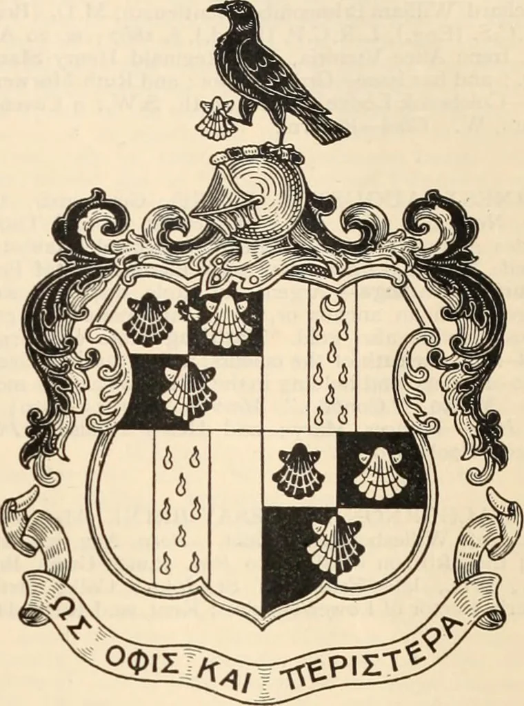 An illustration from Armorial families : a directory of gentlemen of coat-armour, 1905, leaf 202