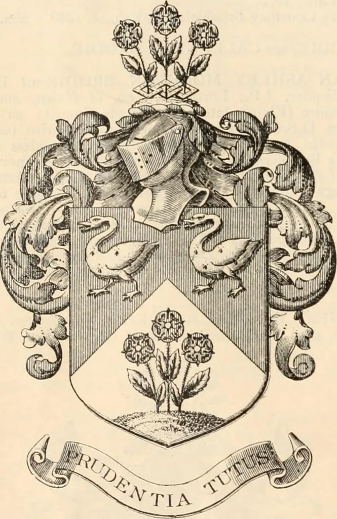 An illustration from Armorial families : a directory of gentlemen of coat-armour, 1905, leaf 209