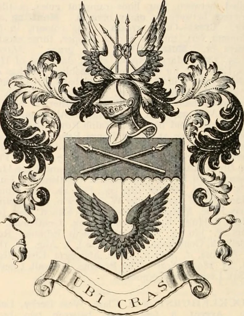 An illustration from Armorial families : a directory of gentlemen of coat-armour, 1905, leaf 209