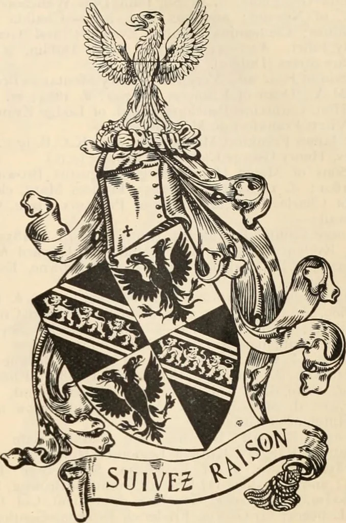 An illustration from Armorial families : a directory of gentlemen of coat-armour, 1905, leaf 220