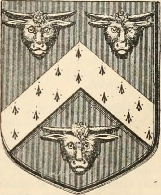 An illustration from Armorial families : a directory of gentlemen of coat-armour, 1905, leaf 230