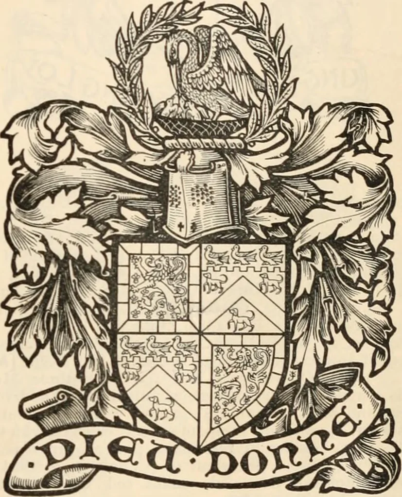An illustration from Armorial families : a directory of gentlemen of coat-armour, 1905, leaf 234