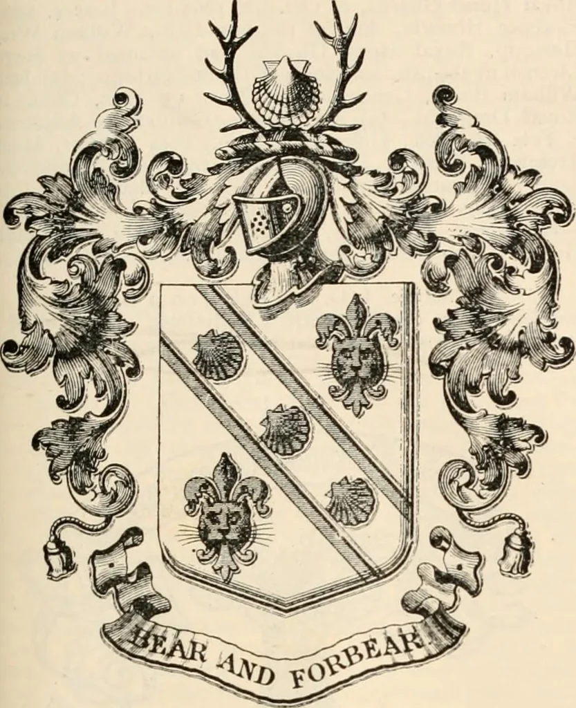 An illustration from Armorial families : a directory of gentlemen of coat-armour, 1905, leaf 238