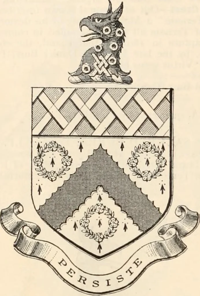 An illustration from Armorial families : a directory of gentlemen of coat-armour, 1905, leaf 241