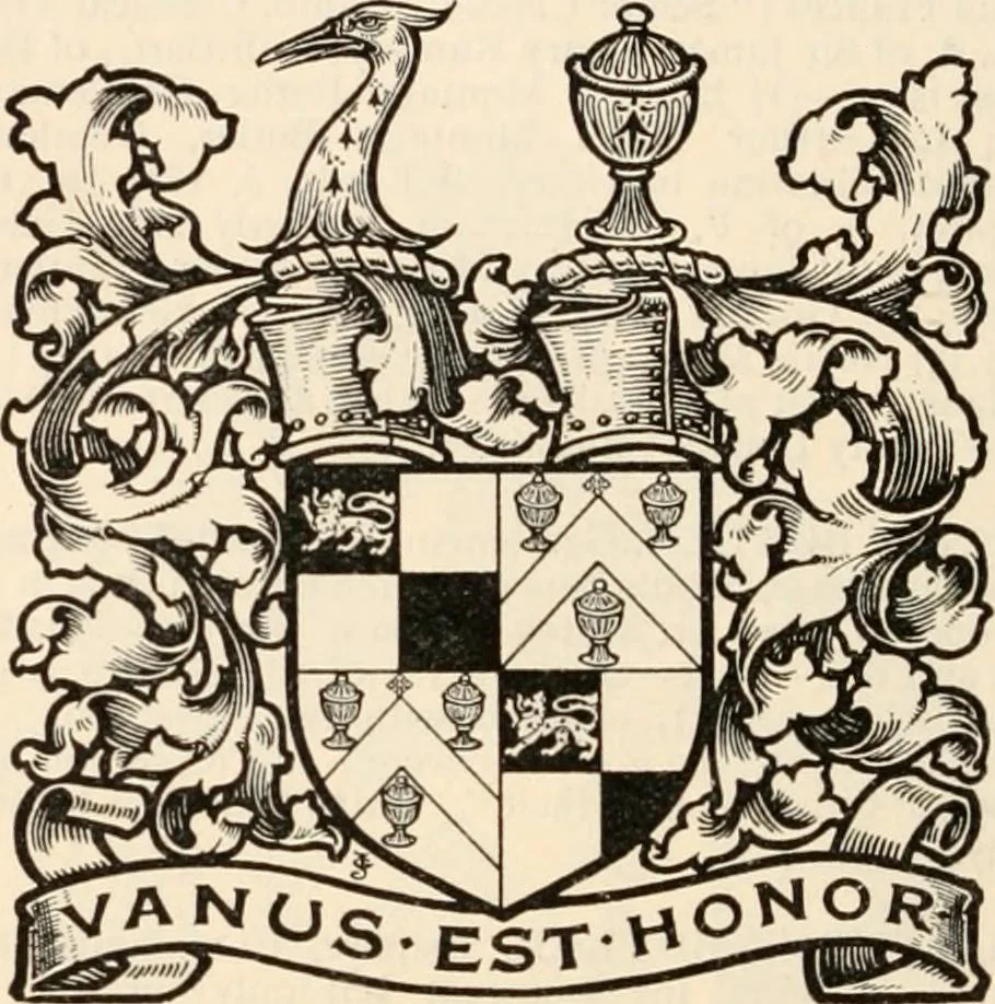 An illustration from Armorial families : a directory of gentlemen of coat-armour, 1905, leaf 251