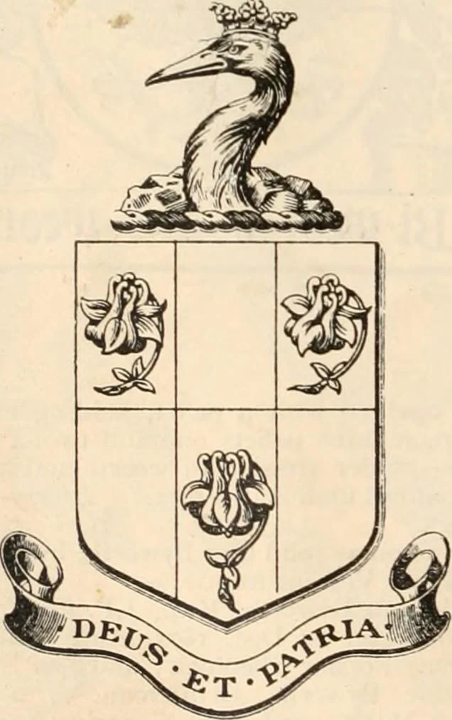 An illustration from Armorial families : a directory of gentlemen of coat-armour, 1905, leaf 255
