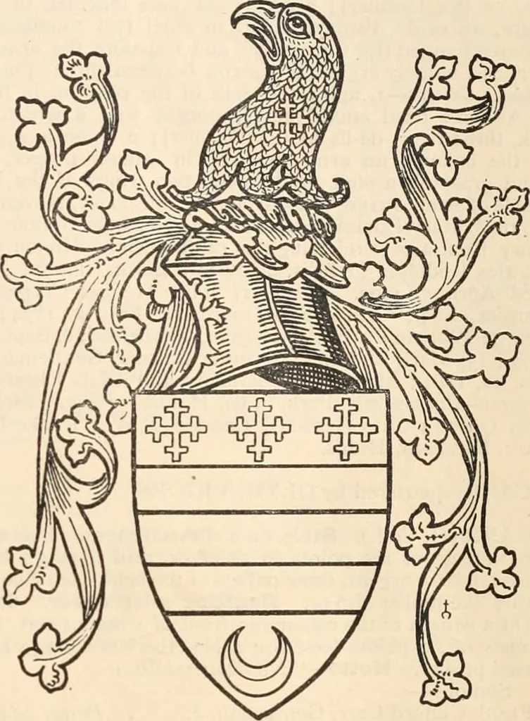 An illustration from Armorial families : a directory of gentlemen of coat-armour, 1905, leaf 272