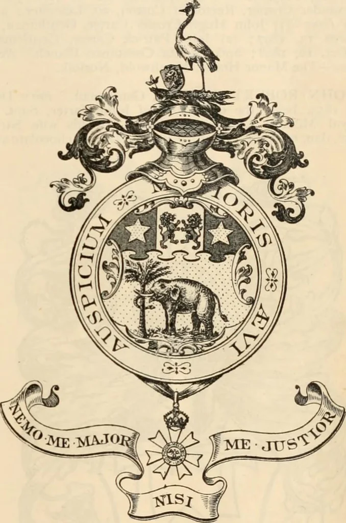 An illustration from Armorial families : a directory of gentlemen of coat-armour, 1905, leaf 278