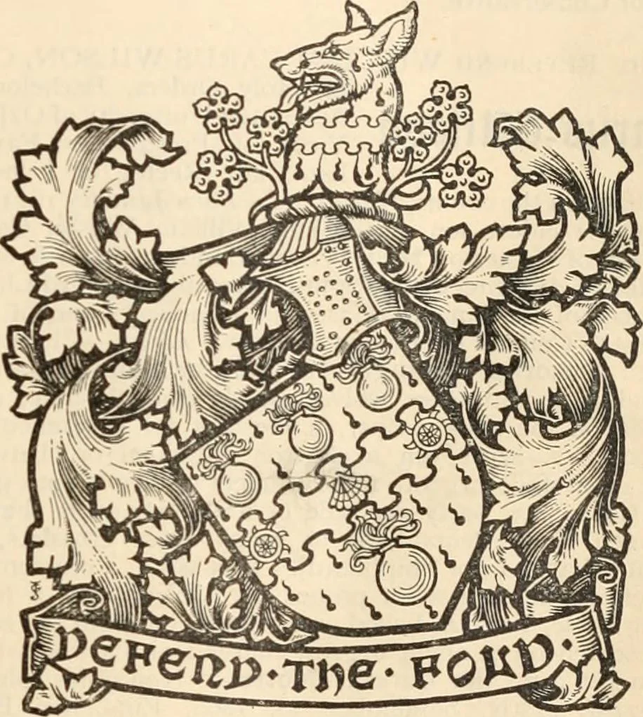 An illustration from Armorial families : a directory of gentlemen of coat-armour, 1905, leaf 280