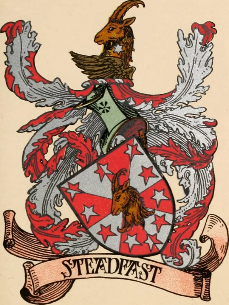 An illustration from Armorial families : a directory of gentlemen of coat-armour, 1905, leaf 288