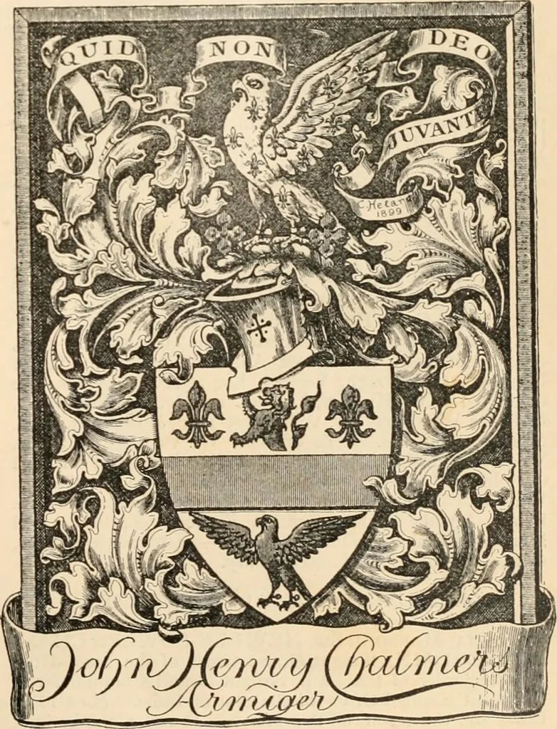 An illustration from Armorial families : a directory of gentlemen of coat-armour, 1905, leaf 296
