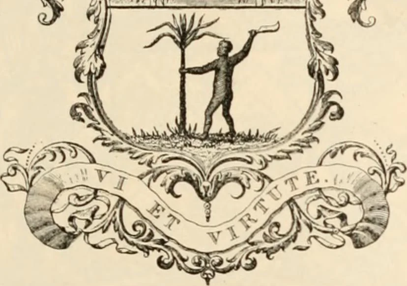 An illustration from Armorial families : a directory of gentlemen of coat-armour, 1905, leaf 298