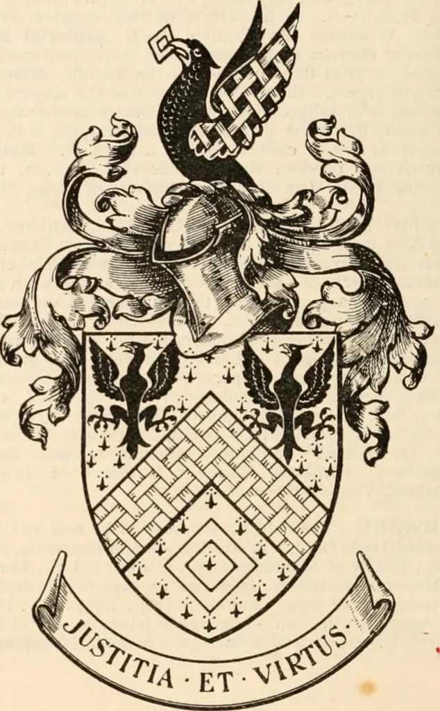 An illustration from Armorial families : a directory of gentlemen of coat-armour, 1905, leaf 305
