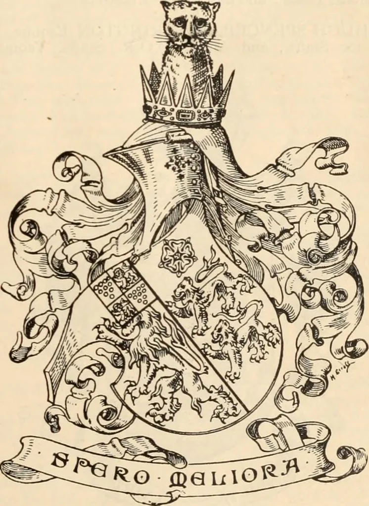 An illustration from Armorial families : a directory of gentlemen of coat-armour, 1905, leaf 306